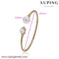 51777 brazaletes elegantes xuping, brazalete de mujer bañado en oro para Boda